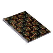 Oekraïens folk bloemenpatroon. Oekraïne Notitieboek (Rechterzijde)