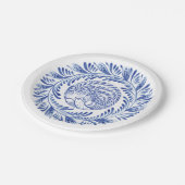 Oekraïens folksymbool papieren bordje (Gekanteld)