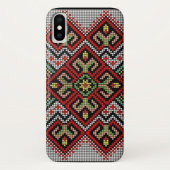 Oekraïens Geometrisch Embroidery iPhone Galaxy Hoe Case-Mate iPhone Case (Achterkant)