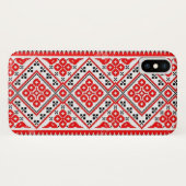 Oekraïens Hoesje van de Red Sun Embroidery iPhone  (Achterkant (horizontaal))