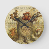 Oekraïens Hryb (paddenstoel) Stempelblad Ronde Klok (Voorkant)