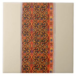 Oekraïens Hutsul Vyshyvanka Rushnyk Embroidery Tegeltje
