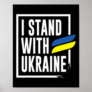 Oekraïens Ik Steun Oekraïne Poster