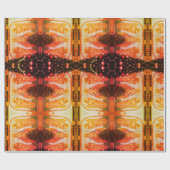 Oekraïens Kerst Fluorescerend Verpakkingsdocument Cadeaupapier (Vlak)