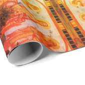 Oekraïens Kerst Fluorescerend Verpakkingsdocument Cadeaupapier (Rol Hoek)