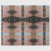 Oekraïens kerstpapier cadeaupapier (Vlak)