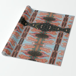 Oekraïens kerstpapier cadeaupapier