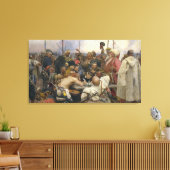 Oekraïens Kozaky Canvas Print van Repin (Insitu (Woonkamer))