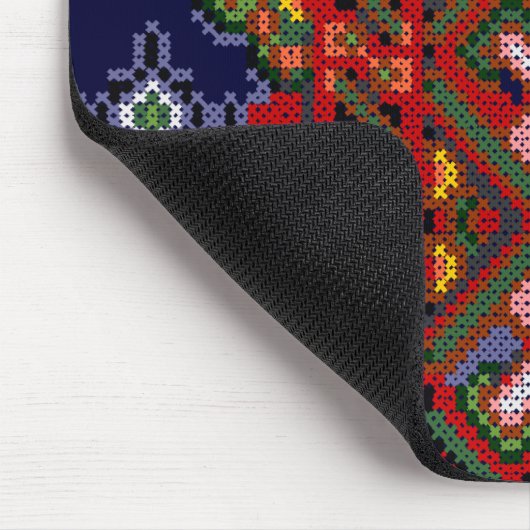 Oekraïens kruisbeeld Embroidery Mousepad Muismat (Hoek)