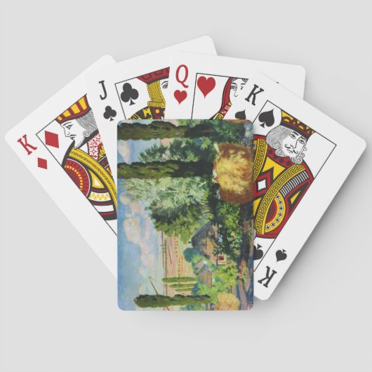 Oekraïens landschap (plattelands-Boerderijen) (art Pokerkaarten (Achterkant)