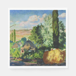 Oekraïens landschap (plattelands-Boerderijen) (art Servet