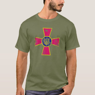 Oekraïens leger - strijdkrachten Emblem OD Green T-shirt