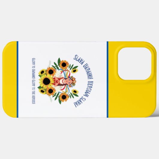 Oekraïens meisje Glory naar Oekraïne Case-Mate iPhone Case (Achterkant (horizontaal))