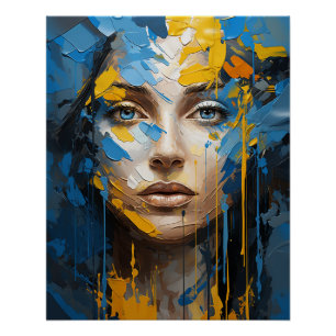 Oekraïens meisje Glossy Poster