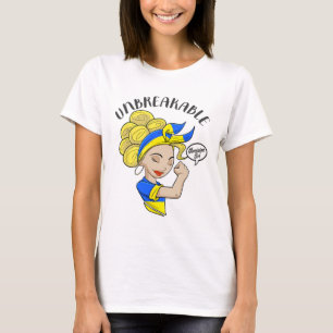 Oekraïens Meisje Onbreekbaar I Oekraïense Erfenis T-shirt