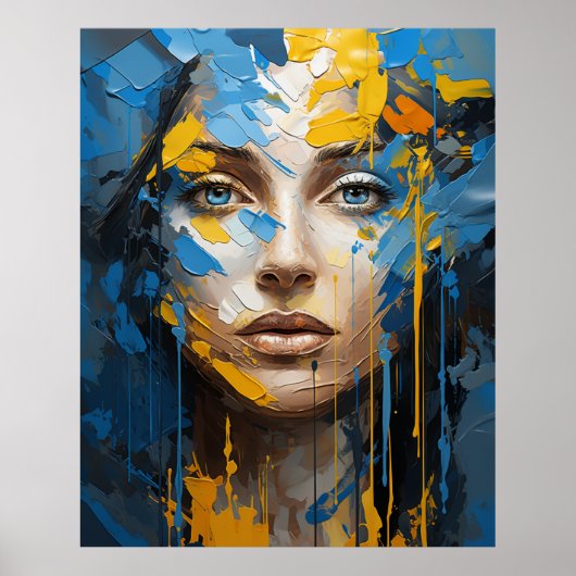 Oekraïens meisje poster (Voorkant)