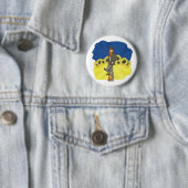 Oekraïens meisje ronde button 5,7 cm (In situ)
