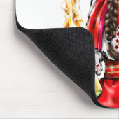 Oekraïens meisje vecht voor vrijheid muismat (Hoek)