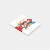 Oekraïens meisje vecht voor vrijheid post-it® notes (Schuin)