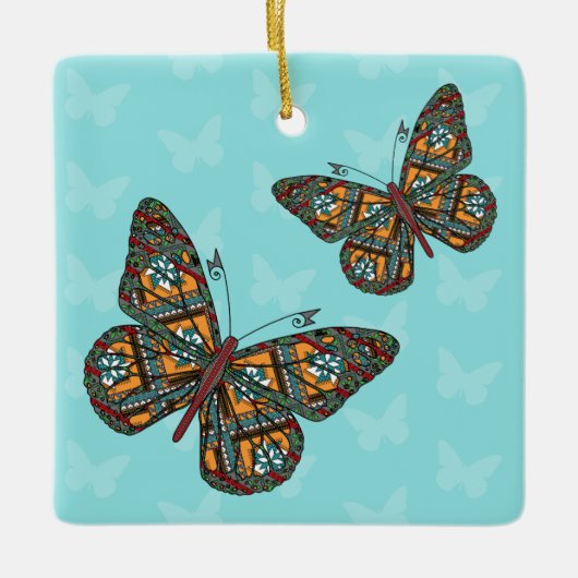 Oekraïens monarch keramisch ornament (Voorkant)