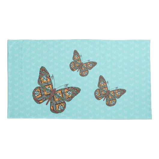 Oekraïens Monarch Kussensloop (Achterkant)