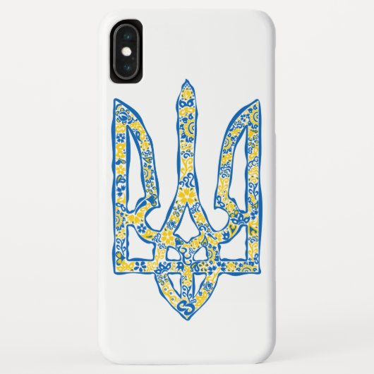 Oekraïens nationaal embleem trident tryzub etnical Case-Mate iPhone case (Achterkant)