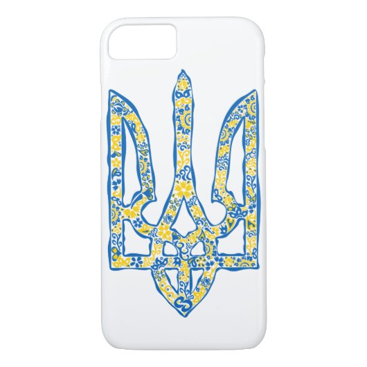 Oekraïens nationaal embleem trident tryzub etnical Case-Mate iPhone case (Achterkant)