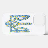 Oekraïens nationaal embleem trident tryzub etnical Case-Mate iPhone case (Achterkant (horizontaal))