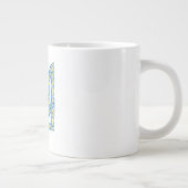 Oekraïens nationaal embleem trident tryzub etnical grote koffiekop (Rechts)