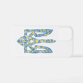 Oekraïens nationaal embleem trident tryzub etnical iPhone hoesje (Achterkant horizontaal)