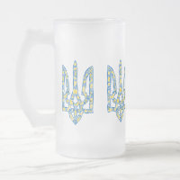 Oekraïens nationaal embleem trident tryzub etnical