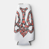 Oekraïens nationaal embleem trident tryzub gestili flesjeskoeler (Voorkant)