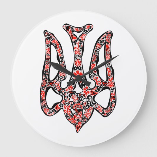 Oekraïens nationaal embleem trident tryzub gestili grote klok (Voorkant)