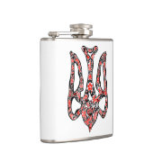 Oekraïens nationaal embleem trident tryzub gestili heupfles (Rechts)