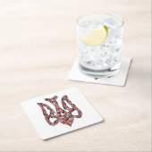 Oekraïens nationaal embleem trident tryzub gestili kartonnen onderzetters (Insitu)