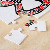 Oekraïens nationaal embleem trident tryzub gestili legpuzzel (Zijkant)