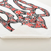 Oekraïens nationaal embleem trident tryzub gestili sherpa deken (3/4)