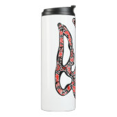 Oekraïens nationaal embleem trident tryzub gestili thermosbeker (Gedraaid links)