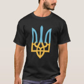 Oekraïens nationaal symbool Trident Ik sta met UKR T-shirt (Voorkant)