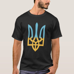 Oekraïens nationaal symbool Trident Ik sta met UKR T-shirt
