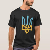 Oekraïens nationaal symbool Trident Ik sta met UKR T-shirt (Voorkant)