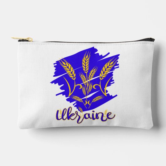 Oekraïens nationaal symbool tryzub gemaakt van tar etui (Voorkant)