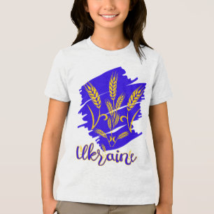 Oekraïens nationaal symbool tryzub gemaakt van tar Tri-Blend shirt