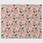 Oekraïens stijl nationaal patroon cadeaupapier (Vlak)