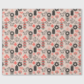 Oekraïens stijl nationaal patroon cadeaupapier (Vlak)