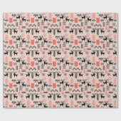 Oekraïens stijl nationaal patroon cadeaupapier (Vlak)