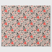 Oekraïens stijl nationaal patroon cadeaupapier (Vlak)