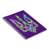 Oekraïens symbool afgeknipt notitieboek (Rechterzijde)