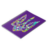 Oekraïens symbool afgeknipt notitieboek (Linkerzijde)