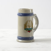 Oekraïens symbool Beer Stein Bierpul (Voorkant rechts)